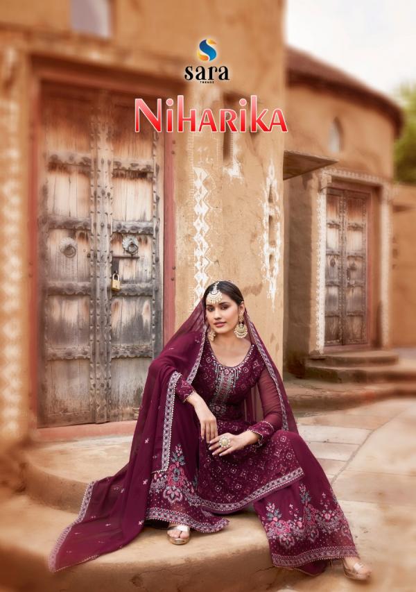 Sara Niharika Wedding Wear Designer Salwar Suit Collection